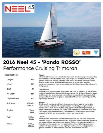 2016 Performance Cruising 45 | Panda ROSSO