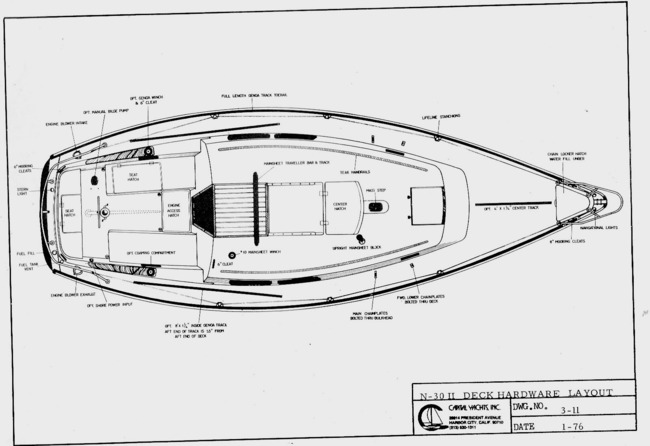 1979 Capital Yachts 30 | Sorrento's Siren